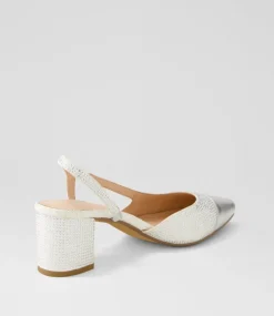 Women DIANA FERRARI Heels-LUXURY DF SILVER MULTI