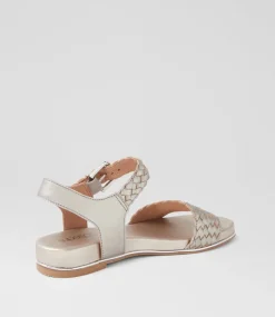 Women SUPERSOFT Comfort|Flats-Lynies Prosecco Leather Sandals