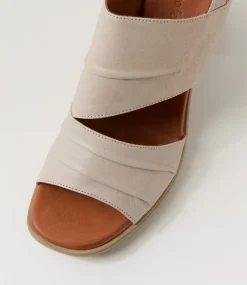 Women DIANA FERRARI Heels|Sandals-Madelina Silver Grey Leather Sandals