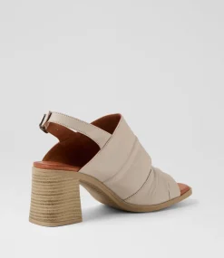 Women DIANA FERRARI Heels|Sandals-Madelina Silver Grey Leather Sandals