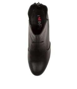 Women I LOVE BILLY Boots-MAHLON BLACK BLACK HEEL SMOOTH