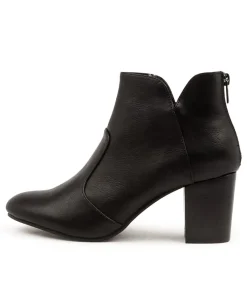 Women I LOVE BILLY Boots-MAHLON BLACK BLACK HEEL SMOOTH