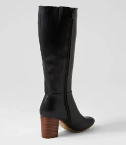 Women I LOVE BILLY Boots-Malanda W Black Knee High Boots