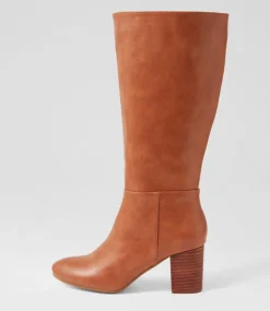 Women I LOVE BILLY Boots-Malanda W Tan Knee High Boots