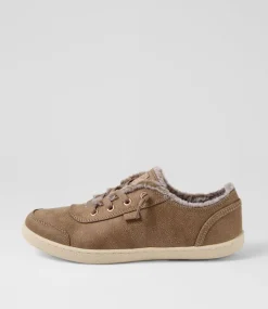 Women I LOVE BILLY Sneakers-Marleen Taupe Nubuck Pu Sneakers