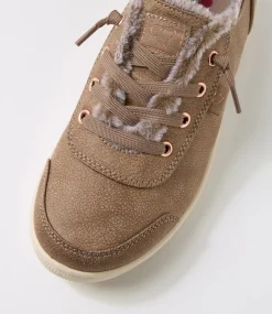 Women I LOVE BILLY Sneakers-Marleen Taupe Nubuck Pu Sneakers