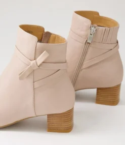 Women SUPERSOFT Boots|Comfort-Marshas Dark Nude Leather Ankle Boots