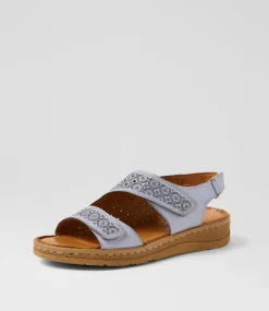 Women COLORADO Comfort|Flats-Martha Sky Leather Sandals