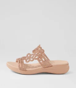 Women SUPERSOFT Comfort|Sandals-Marval Nude Jewels Sandals