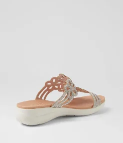 Women SUPERSOFT Comfort|Sandals-Marval Silver Leather Sandals