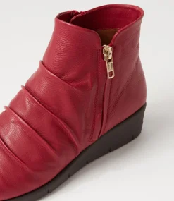 Women SUPERSOFT Boots|Comfort-MAXIE SU CHERRY LEATHER