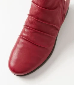Women SUPERSOFT Boots|Comfort-MAXIE SU CHERRY LEATHER