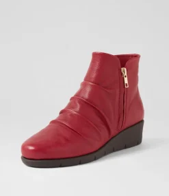 Women SUPERSOFT Boots|Comfort-MAXIE SU CHERRY LEATHER