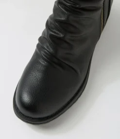 Women I LOVE BILLY Boots-Mayip Black Ankle Boots