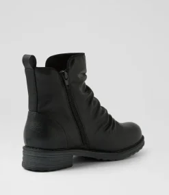 Women I LOVE BILLY Boots-Mayip Black Ankle Boots