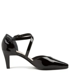 Women SUPERSOFT Dress|Comfort-MELBORNS BLACK PATENT