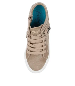 Women BLOWFISH Sneakers|Wedges-MELONDROP TAUPE CANVAS