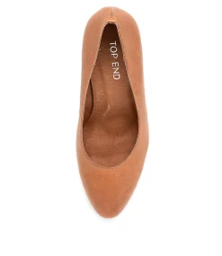 Women TOP END Heels-MELVINA TAN LEATHER
