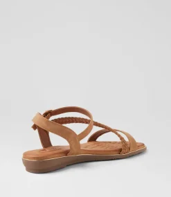 Women I LOVE BILLY Flats|Sandals-Merleo Tan Sandals