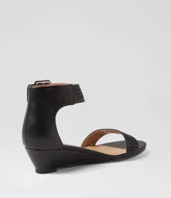 Women I LOVE BILLY Wedges|Heels-Merline Black Sandals