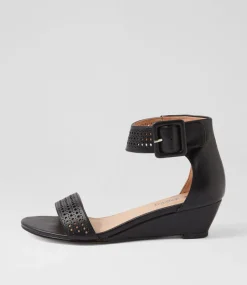 Women I LOVE BILLY Wedges|Heels-Merline Black Sandals