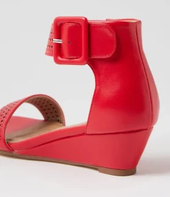 Women I LOVE BILLY Wedges|Heels-Merline Red Sandals