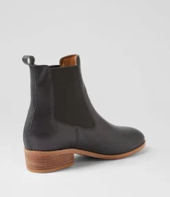 Women DIANA FERRARI Boots-Metah Dark Denim Leather Chelsea Boots