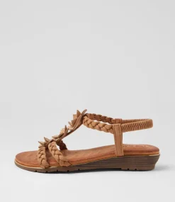 Women I LOVE BILLY Flats|Sandals-Meten Tan Sandals