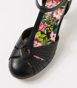 Women I LOVE BILLY Heels-Mildan Black Heels