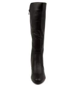 Women I LOVE BILLY Boots-MILLEE BLACK-BLACK HEEL