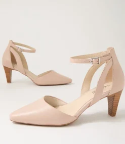 Women SUPERSOFT Comfort|Dress-Miriams Nude Leather Heels