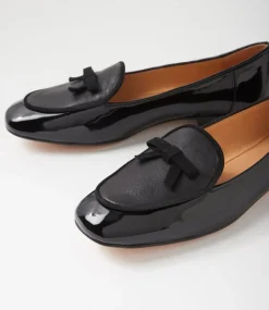 Women TOP END Loafers|Flats-Mojas Black Mix Loafers