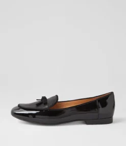 Women TOP END Loafers|Flats-Mojas Black Mix Loafers