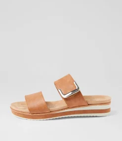 Women I LOVE BILLY Flats|Sandals-Molka Tan Sandals