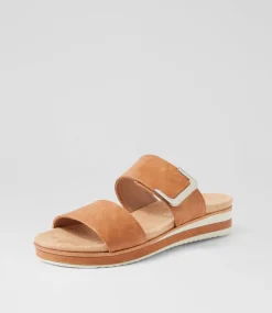 Women I LOVE BILLY Flats|Sandals-Molka Tan Sandals