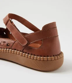 Women COLORADO Comfort|Flats-Molly Tan Leather Ballet Flats