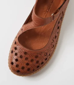 Women COLORADO Comfort|Flats-Molly Tan Leather Ballet Flats