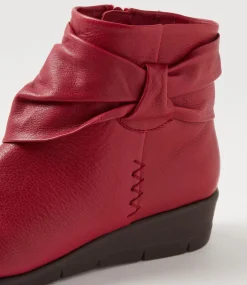 Women SUPERSOFT Boots|Comfort-MONET SU CHERRY LEATHER