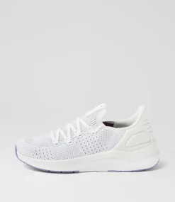 Women SUPERSOFT Comfort|Sneakers-Movei White Purple Leather Sneakers