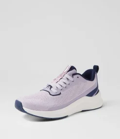 Women SUPERSOFT Comfort|Sneakers-Movement Purple Leather Sneakers