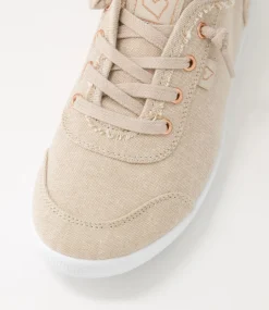 Women I LOVE BILLY Sneakers-Mynka Natural Canvas Sneakers