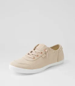 Women I LOVE BILLY Sneakers-Mynka Natural Canvas Sneakers