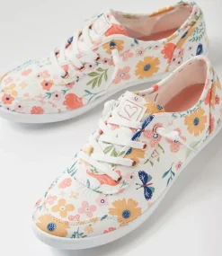 Women I LOVE BILLY Sneakers-Mynka Peach Retro Canvas Lace Ups Sneakers