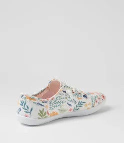 Women I LOVE BILLY Sneakers-Mynka Peach Retro Canvas Lace Ups Sneakers