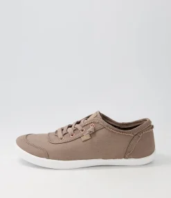 Women I LOVE BILLY Sneakers-Mynka Taupe Canvas Sneakers