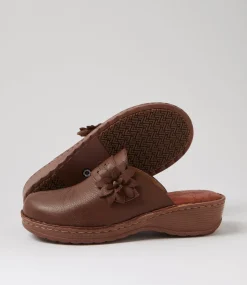 Women COLORADO Comfort|Heels-Nadia Brown Leather Heels