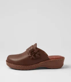 Women COLORADO Comfort|Heels-Nadia Brown Leather Heels