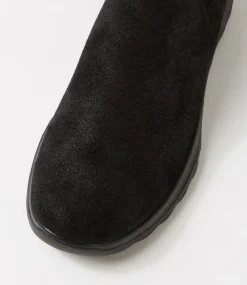 Women I LOVE BILLY Sneakers-Nalen Black Microsuede Sneakers