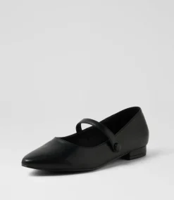 Women I LOVE BILLY Flats-Nalie Black Flat Shoes