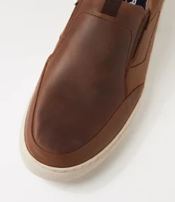 COLORADO Casuals-Nazar Aztec Crazyhorse Leather Flat Shoes